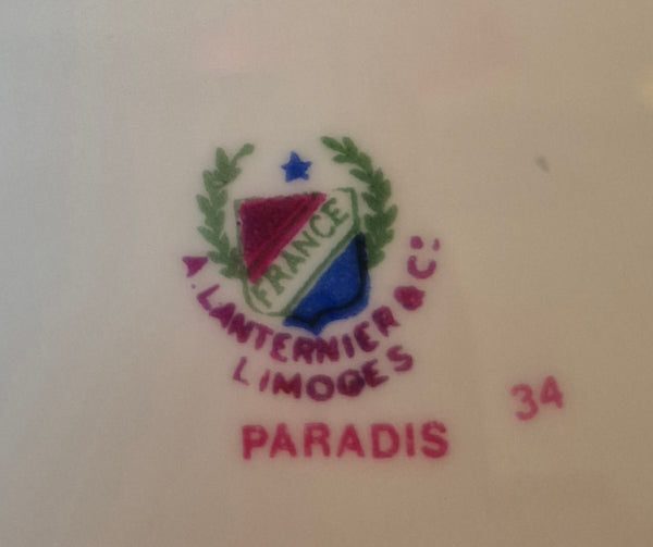 Deux très beaux raviers en Limoges «Collection PARADIS»