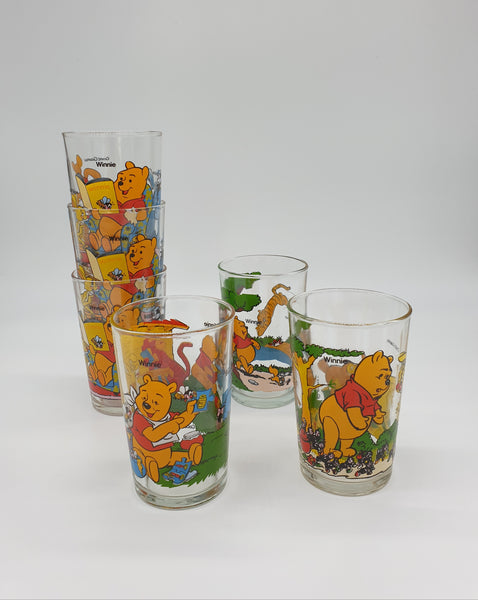 Lot de 6 verres Disney Winnie L’Ourson