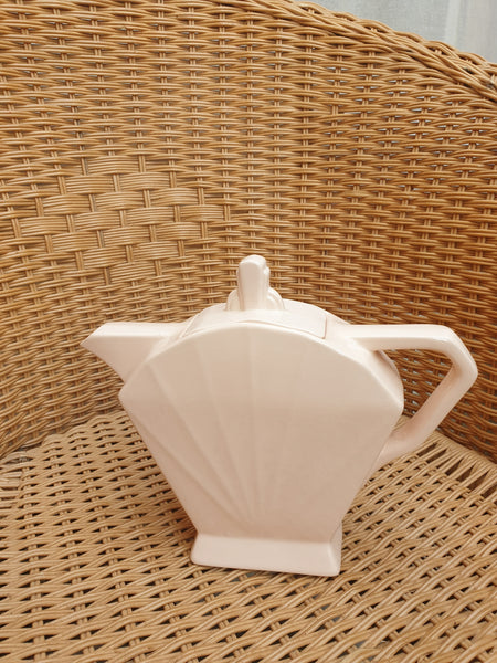 Cafetière ART DECO rose poudré