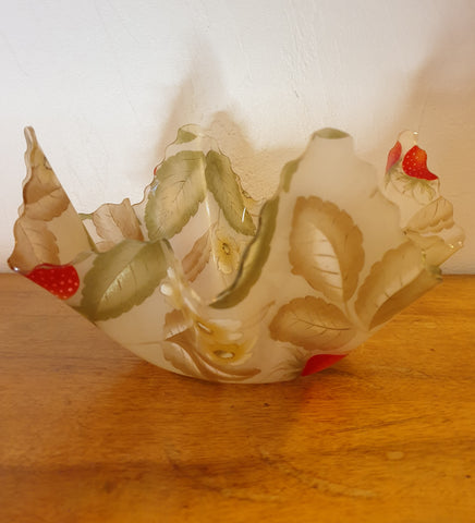 Coupe à fruits dite "Mouchoir" en plexiglass