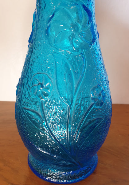 Vase bleu italien estampillé Constantin