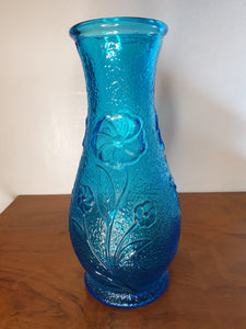 Vase bleu italien estampillé Constantin