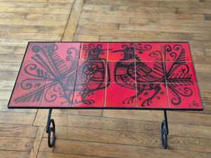 Table basse années 70 signée JON