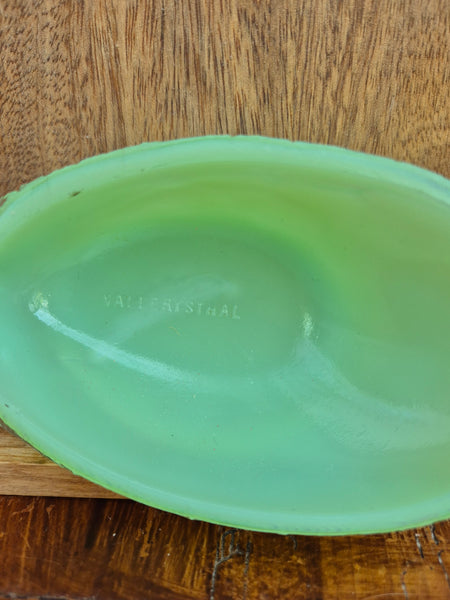 Boîte/Vide-poches en opaline en forme de Canard