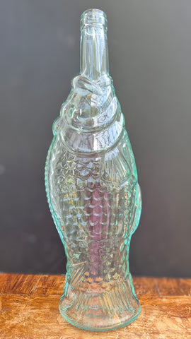 Bouteille en verre en forme de poisson