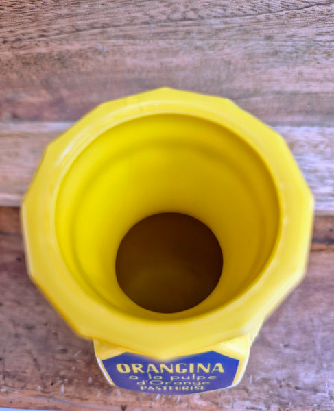 Pot à pailles publicitaire Orangina