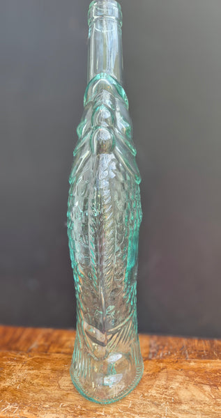Bouteille en verre en forme de poisson