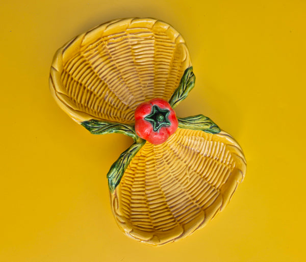 Pour l'apéritif Serviteur en céramique en forme de panier