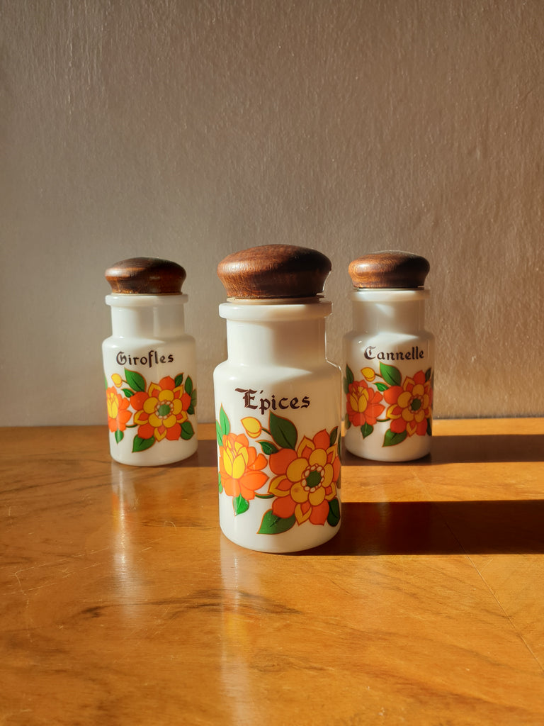 CLKE – Lot De 4 Pots à épices En Verre Avec Mini Entonnoir Et Cuillère – Portable Pour Voyage Et Cuisine - 12