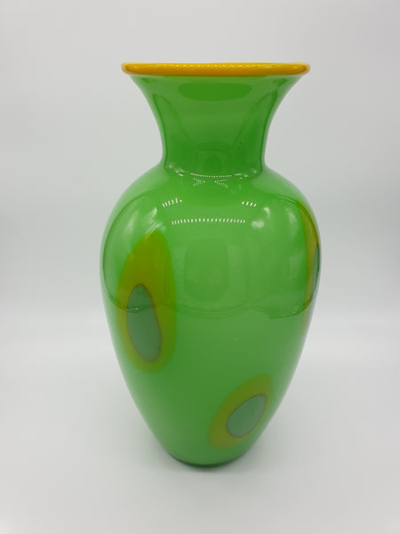 Grand vase en verre années 80/90