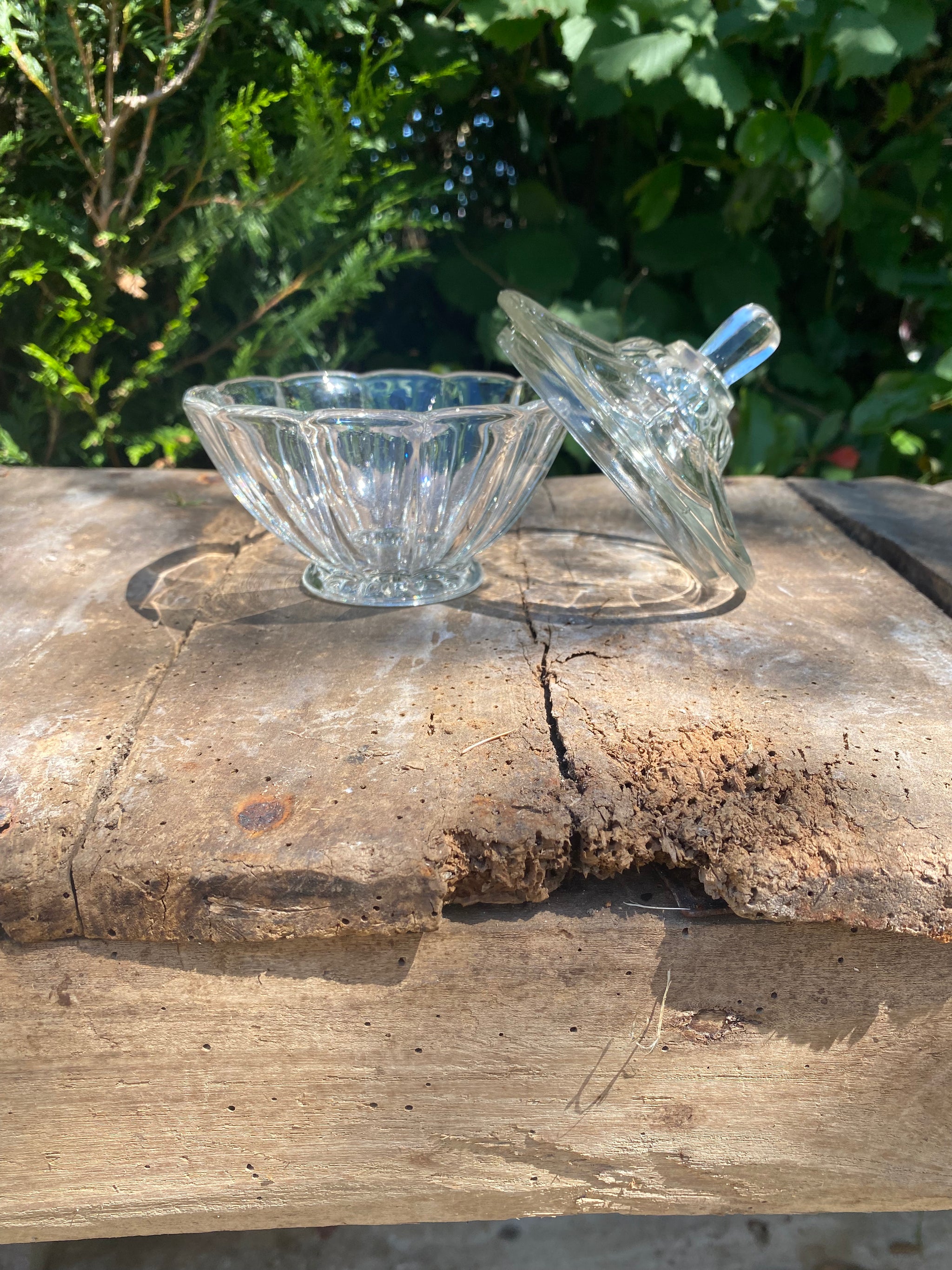 Sucrier En Verre Fabriqué En France – Diamètre 14cm – Blanc – Brillant